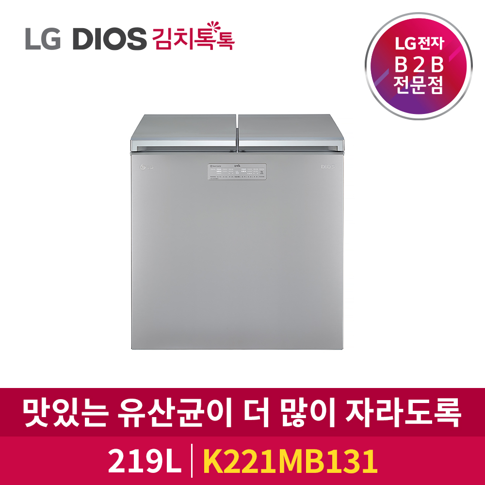 LG전자 DIOS 김치톡톡 2도어 K221SS131